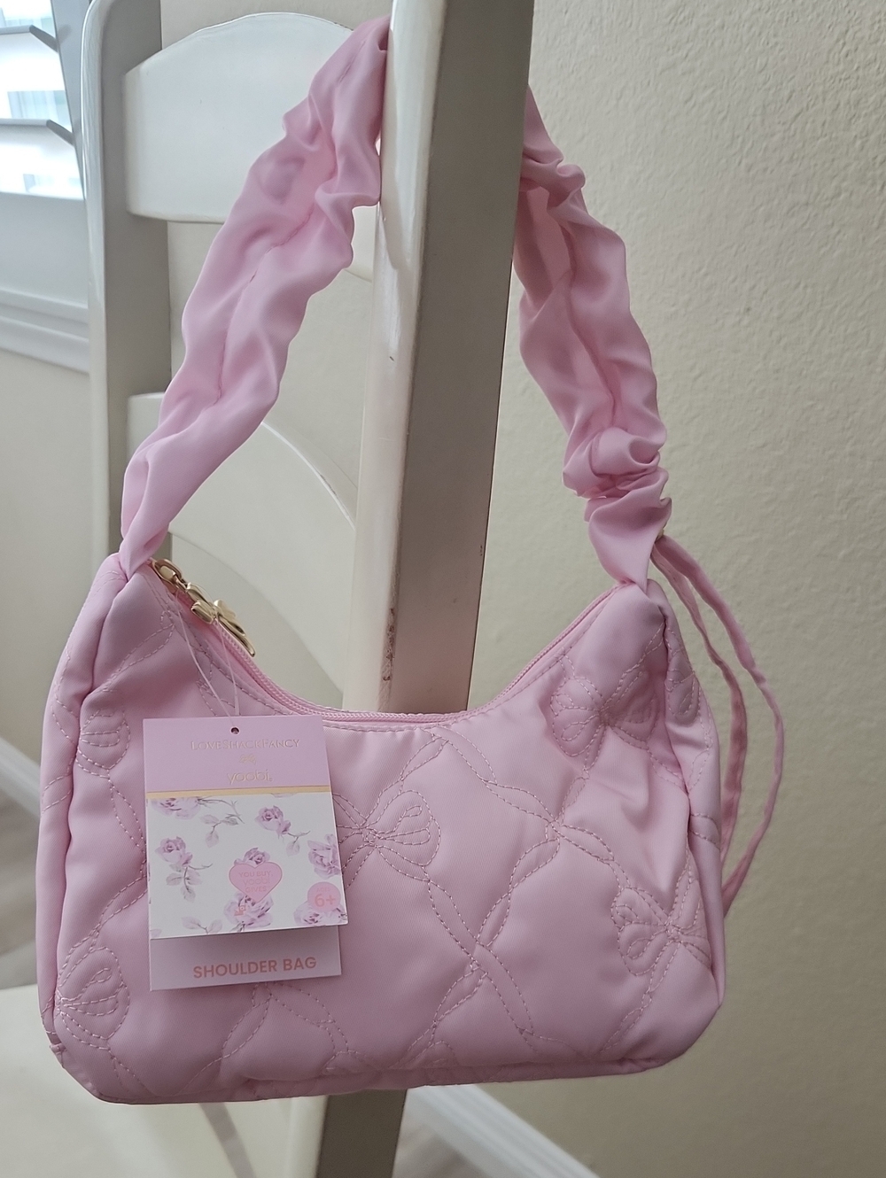 LoveShackFancy x Target - Yoobi Pink Shoulder Bag New With Tags